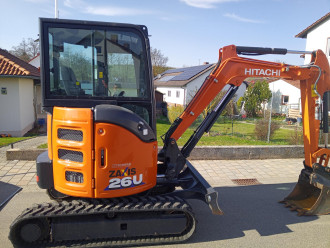 HITACHI ZX26U-6 Minibagger mieten