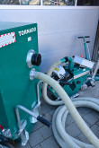 Kugelstrahlmaschine MODUL 200XL und Filteranlage TORNADO B, Klasse M inkl. Magnetwagen 70cm, Fa. Contec, Gebrauchtmaschine