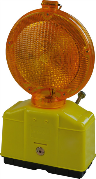 LED Baustellen-Warnleuchte | gelb mieten