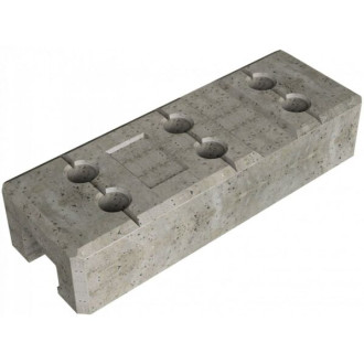 Bauzaunfuß aus Beton mieten