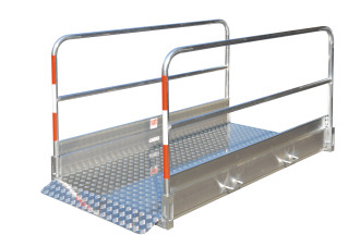 Grabenbrücke Aluminium Länge 2,00 m mieten