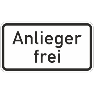 Verkehrszeichen 1020-30 | Anlieger frei mieten