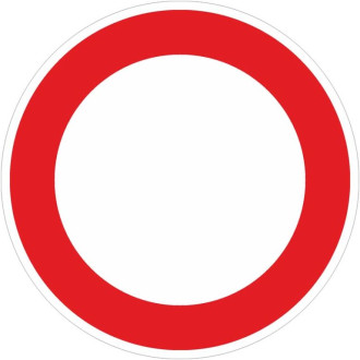 Verkehrszeichen 250 | Durchfahrt verboten mieten