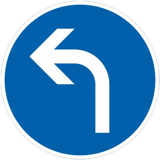 Verkehrszeichen 209-10 | Vorgeschriebene Fahrtrichtung links mieten