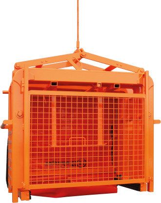 Krangreifer Tragkraft: 1550 kg Steinkorb rent