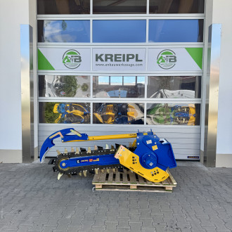 KINSHOFER / Auger Torque XHD1200 Grabenfräse mit 150mm Kombi-Kette für 5-7,5t Bagger mieten