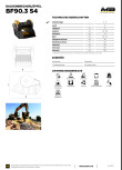 MB BF90 Backenbrecherlöffel | Brecherlöffel | 21-32t Bagger
