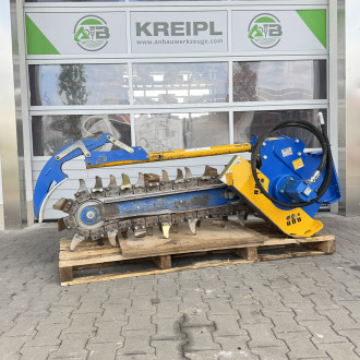 KINSHOFER / Auger Torque XHD1200 Grabenfräse mit 250mm Kombi-Kette für 5-7,5t Bagger mieten