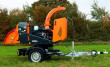 Holzhacker / Häcksler Jensen  A540 EDR – bis 20 cm – 25 PS Diesel – 270° drehbar