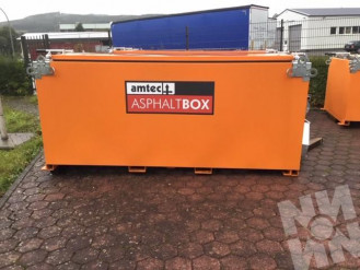 Asphaltbox 8 t Thermocontainer Amtec abt mieten