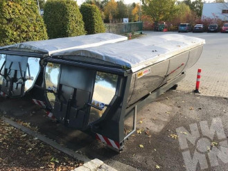 Asphalt Thermo Mulde Abroller LKW rent