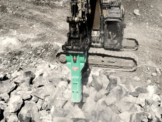 Hydraulikhammer für Bagger 27 - 40 t mieten
