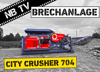 Semimobiler Backenbrecher | Brechanlage Hakenlift mieten