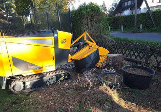 Baumstumpffräse Raupe Herder Fermex SCT-630H mieten