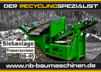 Hakenlift Siebmaschine | Flachdecksiebanlage rent