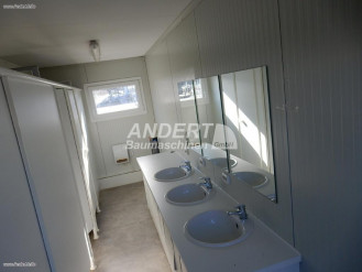 Sanitär- WC- Container 6m mieten