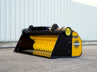 Schaufelseparator Bagger Sieblöffel mieten