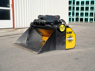 Siebschaufel für Bagger und Lader gebraucht mieten