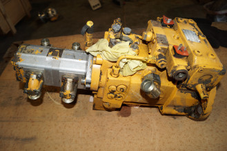 Hydraulikpumpe A4V90 / Doppelzahnradpumpe / Liebherr HS 851 + 852 / Seilbagger / Bosch Rexroth / Hydraulik mieten