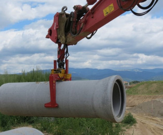 Rohrgreifer hydraulisch DN600 - DN1200 mieten