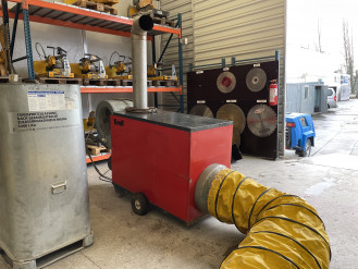 Ölheizgerät Kroll 150 Radialgebläse mieten