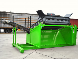 Mobile Siebanlage | Hakenlift Siebanlage rent