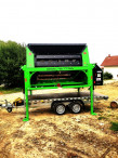 Mobile Siebanlage mit Tandem Anhänger