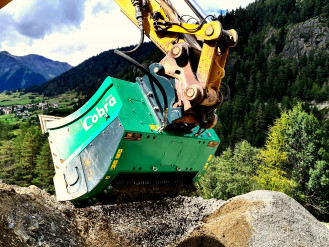 Schaufelseparator für Bagger und Radlader mieten