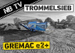 Mobile Trommelsiebanlage - Trommelsieb bis zu 75 m³/h - 3m Trommel