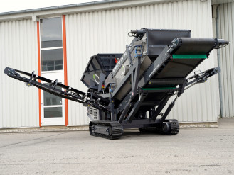 Siebanlage mit Hochleistungs-Doppeldecksiebkasten mieten