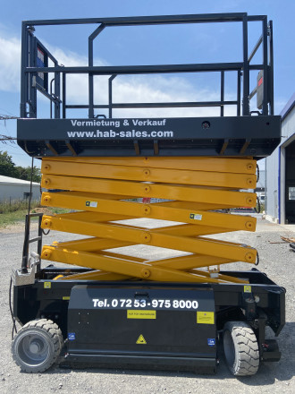 Elektrische Scherenbühne 14,20 m Arbeitshöhe mieten
