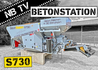 Mobile Betonmischanlage | Betonmischer | Mischanlage - bis zu 30 m³/h mieten
