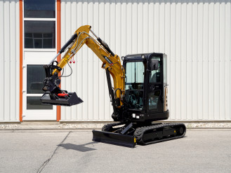 Nullheckbagger | Minibagger inkl. Löffelpaket | Joystickbedienung rent