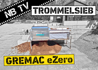 Mobile Trommelsiebanlage - Trommelsieb - Siebanlage rent