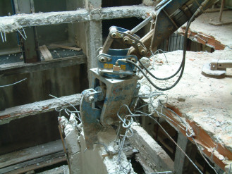 MBI Abbruchzange für Bagger | Abbruchschere Bagger mieten