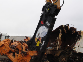 MBI Schrottschere für Bagger ab 39 t SH410R rent