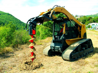 Hydraulischer Erdbohrer für Bagger 4,0 – 7,5t mieten