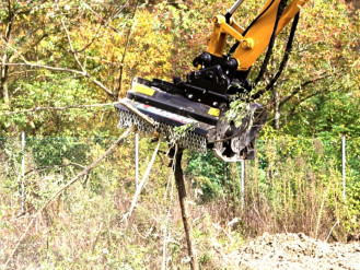 Mulcher Mähbalken TC für Minibagger, Baggerlader, Anbaubagger 1,5 - 14 to mieten