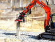 Schneidgreifer für Betonpfosten | Betonpfahlschneider 7 - 30 to