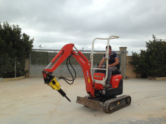 Hydraulikhammer für Bagger 0,5 - 1,3 to mieten