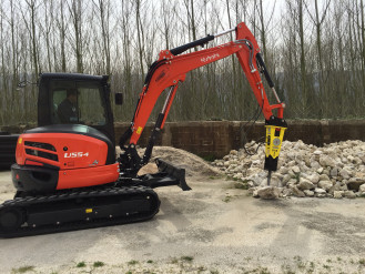 Hydraulikhammer für Bagger 1,4 - 4,5 to mieten