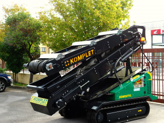 Mobiles Förderband auf Kettenfahrwerk rent