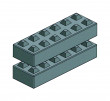 Legoform Beton | Betonblock | Beton Legostein 180 x 60 x 60 cm